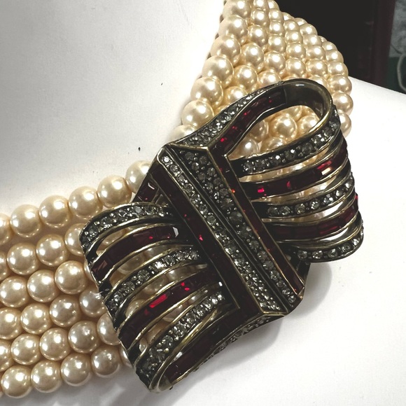 Heidi Daus 🆕 “Ribbon Candy”  Necklace 6 row necklace - Picture 13 of 13